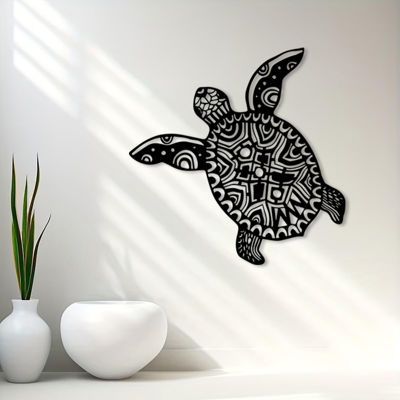 Live Fish Aquarium - Arte de Parede em Metal de