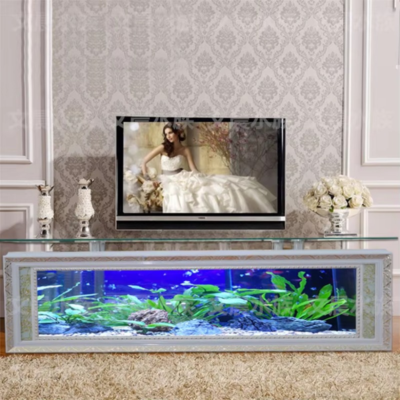 Live Fish Aquarium - Armário de TV europeu para tanque