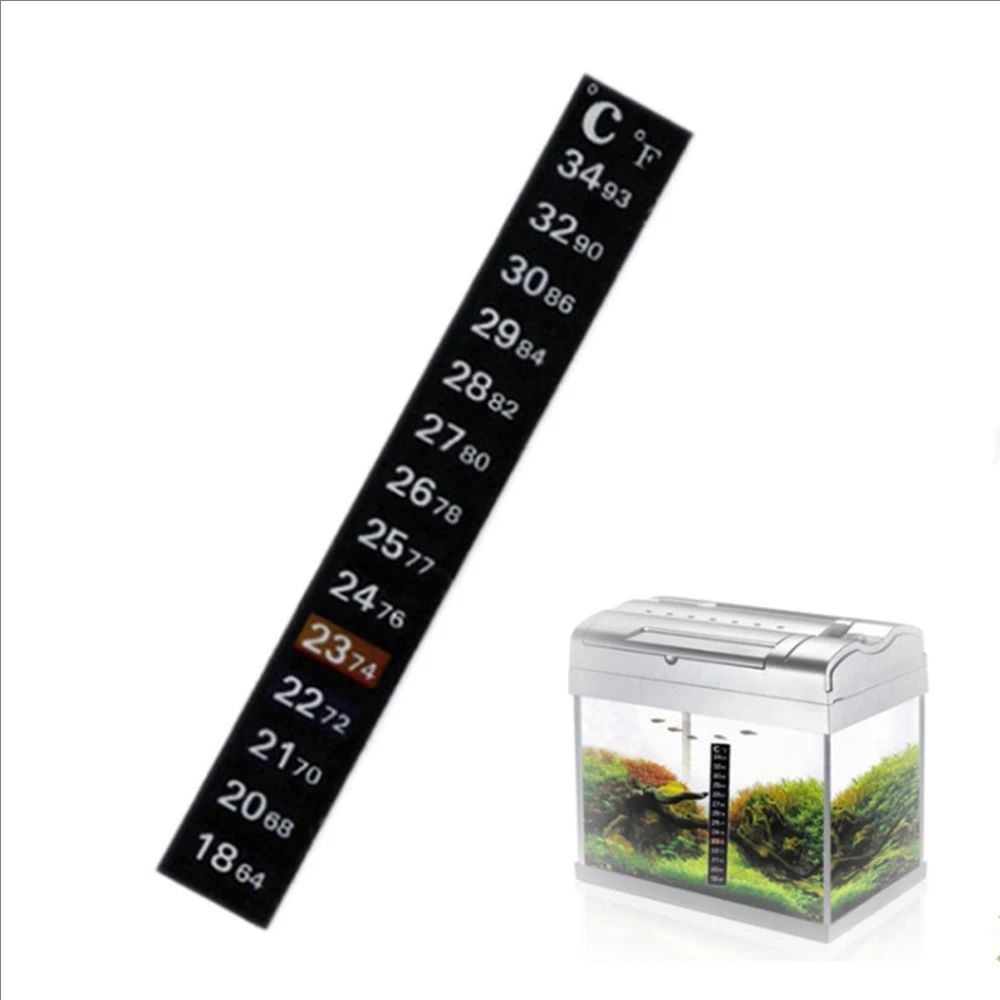 Aquarium Thermometer - Termômetro Adesivo para Aquário (5/10 Peças)
