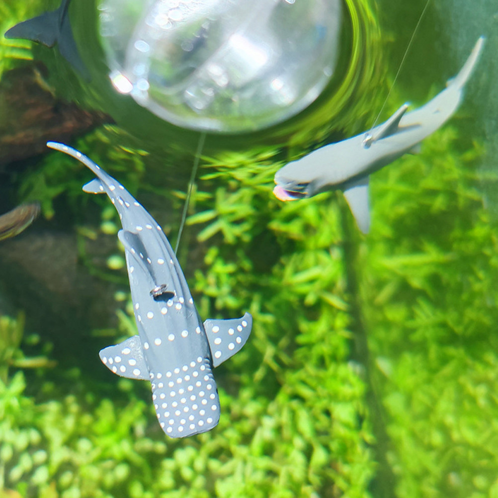 Aquarium Fish Shark - 3 Peças de Ornamento de Aquário
