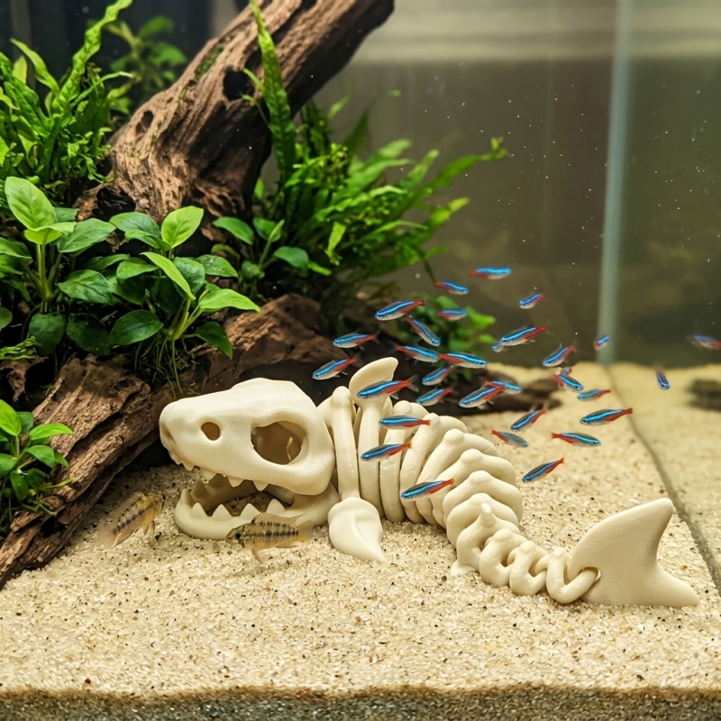 Aquarium Fish Shark - 1 peça de 17cm Decoração Temática