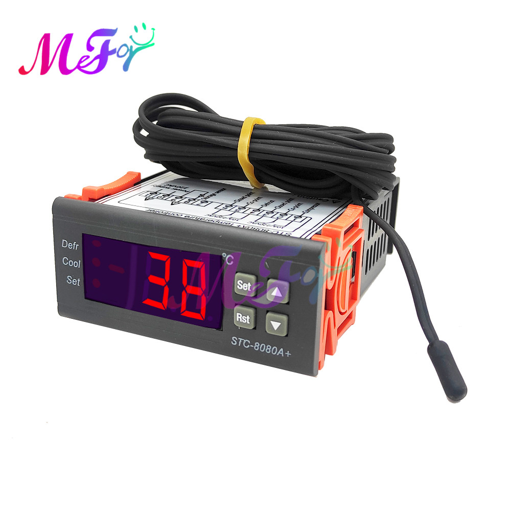 Aquarium Thermometer - Controlador de temperatura digital STC-8080A +