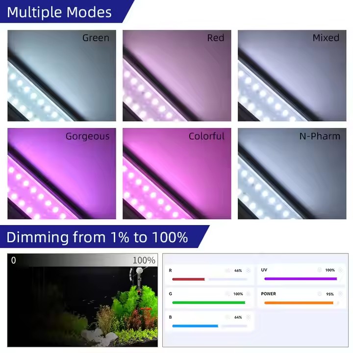 Luzes de Aquário WEEK AQUA S S - Live Fish Aquarium avaliação e preço