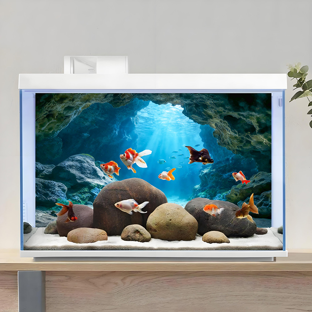 Pintura de Fundo para Aquário  - Aquarium Fish Background avaliação e preço