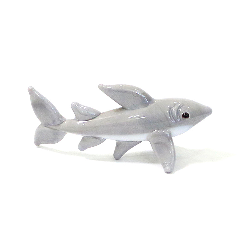 Estatueta de Tubarão de Vidro  - Aquarium Fish Shark avaliação e preço