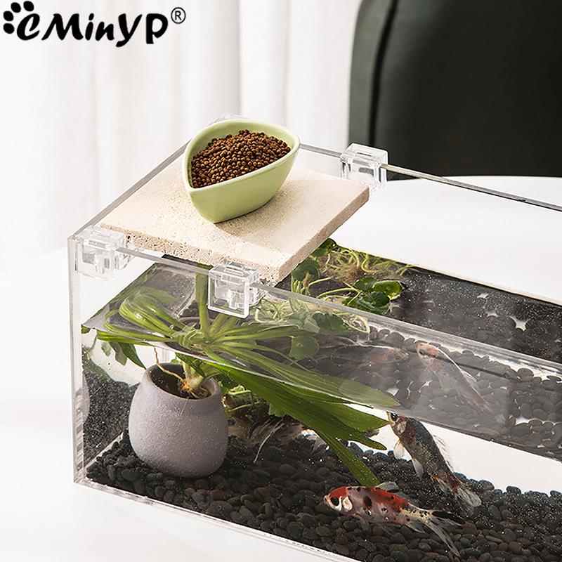 4 pçs clipes acrílicos do tanq - Aquarium Fish Background avaliação e preço
