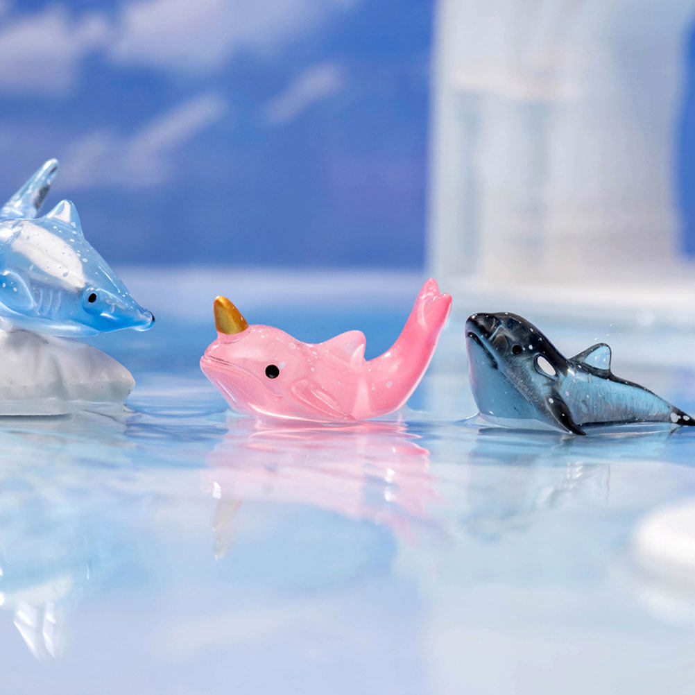 6 Peças Mini Estatuetas de Ani - Aquarium Fish Shark avaliação e preço