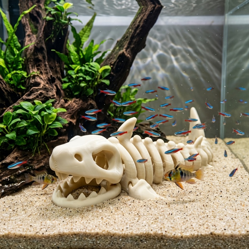 1 peça de 17cm Decoração Temát - Aquarium Fish Shark avaliação e preço