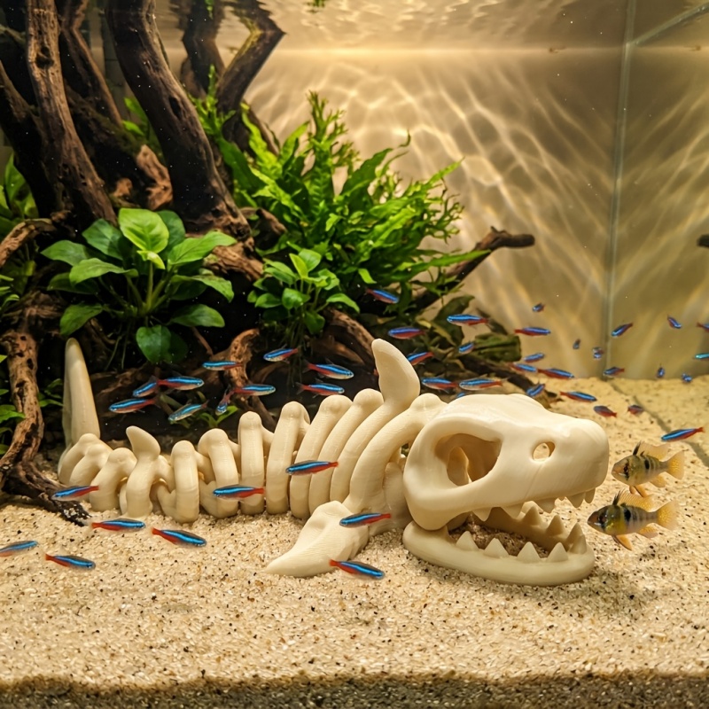 1 peça de 17cm Decoração Temát - Aquarium Fish Shark avaliação e preço